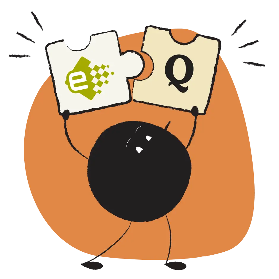 Qoodle playing with FacturaE and Quaderno pieces of puzzles