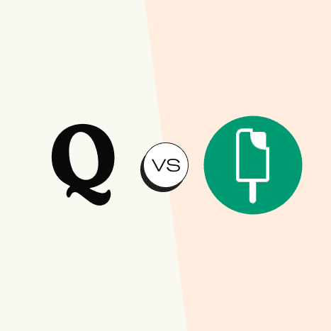 Logos of Quaderno versus Quipu