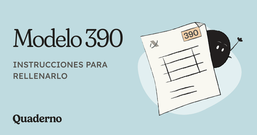 Instrucciones para rellenar el Modelo 390